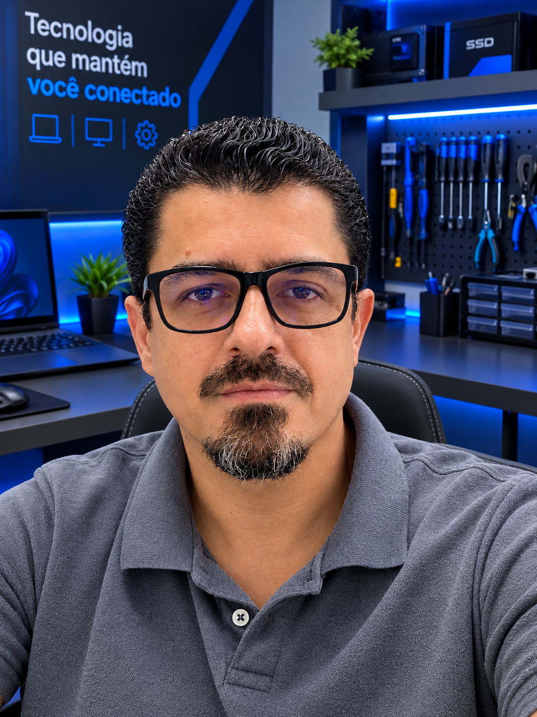 Leandro Tomé, técnico em informática em Anápolis